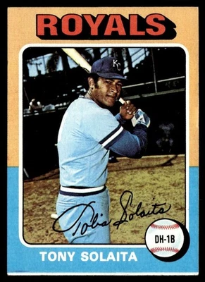1975 Topps Mini Tony Solaita RC #389 B - Image 1 of 2