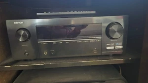 denon avr-x2700H DAB, nero, usato in ottime condizioni, con 6 casse polka  - Foto 1 di 6