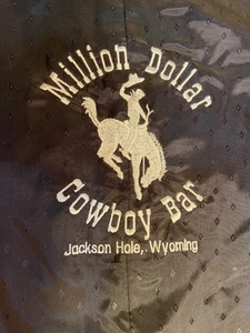 Million Dollar Cowboy Bar Vintage Red Cordroy Managers Vest L/XL - Picture 1 of 12