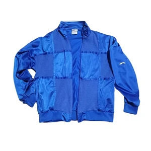 Mens VTG Slazenger Track Jacket Sz M  VTG 90s Slazenger Golf Jacket Blue READ - Picture 1 of 8