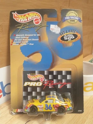 Hot Wheels Racing 1/64 NASCAR diecast #36 M&M's Pedigree Ken Schrader 1999 NIP - Image 1 of 4