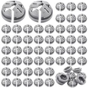 150 Pcs 3/8 In. - 1/2 In. Non Metallic Button Push-in Bulk Connector Gray NM Cab - Photo 1/7