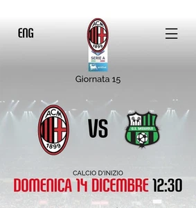 MILAN SASSUOLO - Foto 1 di 3