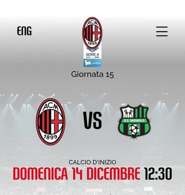 MILAN SASSUOLO - Immagine 1 di 3