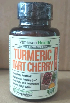 Suplemento de cúrcuma con extracto de cereza ácida 10:1, curcumina de cúrcuma con negro Foto 1 de 4