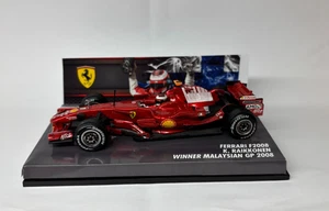 Ferrari f2008 Raikkonen winner Malaysian Gp 2008 1/43 1:43 hot wheels f 2008 - Foto 1 di 4