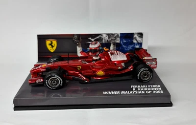 Ferrari f2008 Raikkonen winner Malaysian Gp 2008 1/43 1:43 hot wheels f 2008 - Immagine 1 di 4