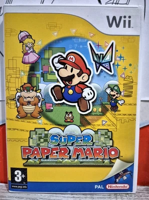 SUPER PAPER MARIO NINTENDO WII PLATFORM EU CON ITALIANO OTTIMO DISCO PERFETTO - Immagine 1 di 4
