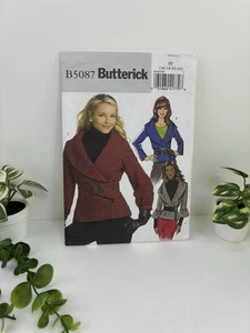 Jacket Belt Size 16-22 Pattern 5087 Princess Double Breasted Hip Length Uncut - Picture 1 of 2