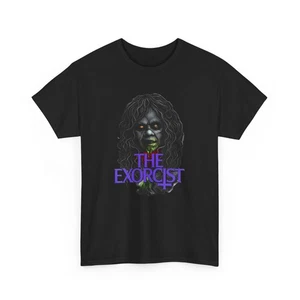 The Exorcist T-Shirt, Horror Movie Fan Shirt, Scary Film Tee, Halloween Top - Picture 1 of 5