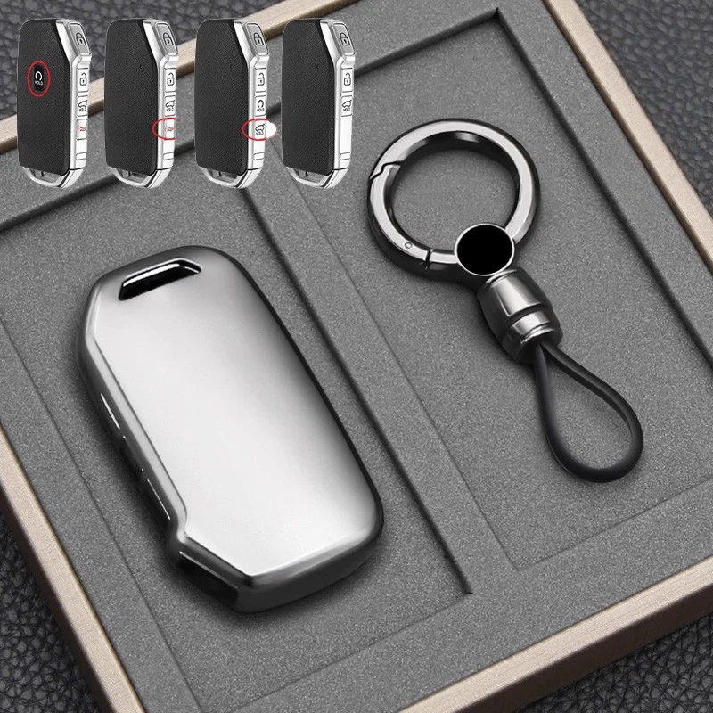 TPU Car Key Case Cover For Kia Sportage Ceed Sorento Cerato Forte Seltos K3 K5 - Image 1 of 1