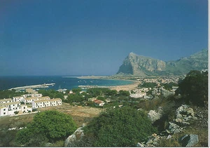 CARTOLINA SICILIA SICILY POSTCARD SAN VITO LO CAPO VEDUTA PANORAMICA - Imagen 1 de 1