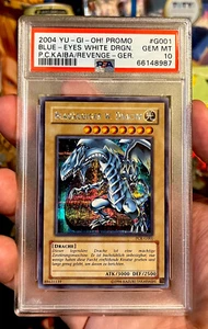 YU-GI-OH! PSA 10 BLUE EYES WHITE DRAGON |GERMAN PCK-G001 Promo Kaiba Revenge 🎁 - Picture 1 of 1