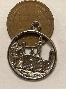 Vintage Sterling Silber Charm frühe New York Skyline!! Schönes Stück! - B10 - Bild 1 von 3