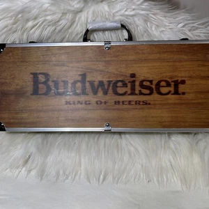 Budweiser Grilling Set with Spatula, Basting Brush and Carrying Case - Picture 1 of 6