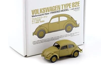 1:48 Ebbro X Tamiya Build Modello VW Tipo 82E Wehrmacht Esercito Beige - Immagine 1 di 3