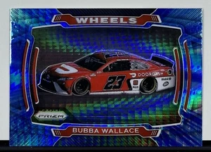Rueda Panini Prizm Racing #64 2021 Bubba Wallace Hyper Blue, Carolina Blue Prizm - Imagen 1 de 2