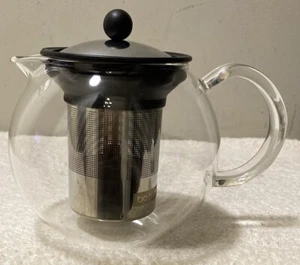 Bodum Glass Teapot with Press and Stainless Steel Filter - Picture 1 of 6