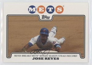 2008 Topps New York Mets Gift Set 2007 Highlight Jose Reyes #35