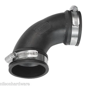(1) Tubo de PVC 90 grados codo de reparación flexible de goma Fernco 3" - Imagen 1 de 1