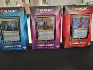 MTG Magic the Gathering 2018 3 COMMANDER DECKS NEW SEALED - Picture 1 of 4
