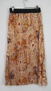Red Herring Womens Batik Print Pleated Summer Skirt Size 10 - 12 -New - Picture 1 of 3