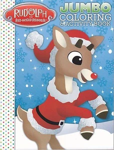 Christmas Rudolph the Red-Nosed Reindeer Coloring Book ~ Rudolph - Foto 1 di 1