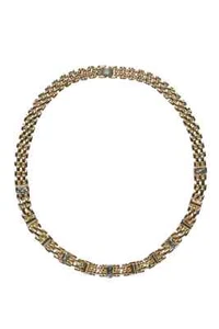 Kendra Scott Lesley Chain Necklace Gold 14k gold plated brass crystal cz NWT $98 - Picture 1 of 4
