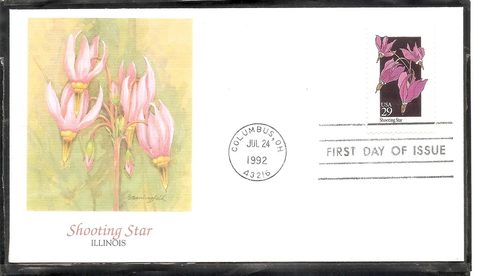 US SC # 2654 Wildflowers - Shooting Star - FDC. Fleetwood Cachet .  - Image 1 of 1