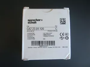 NUEVO Altavoz + Zapato CA7-23-01-120 Contactor 3NO 1NC 120vac - Imagen 1 de 7