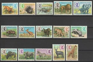 SWAZILANDIA 1969/72 SG 161/175 MNH - Imagen 1 de 1