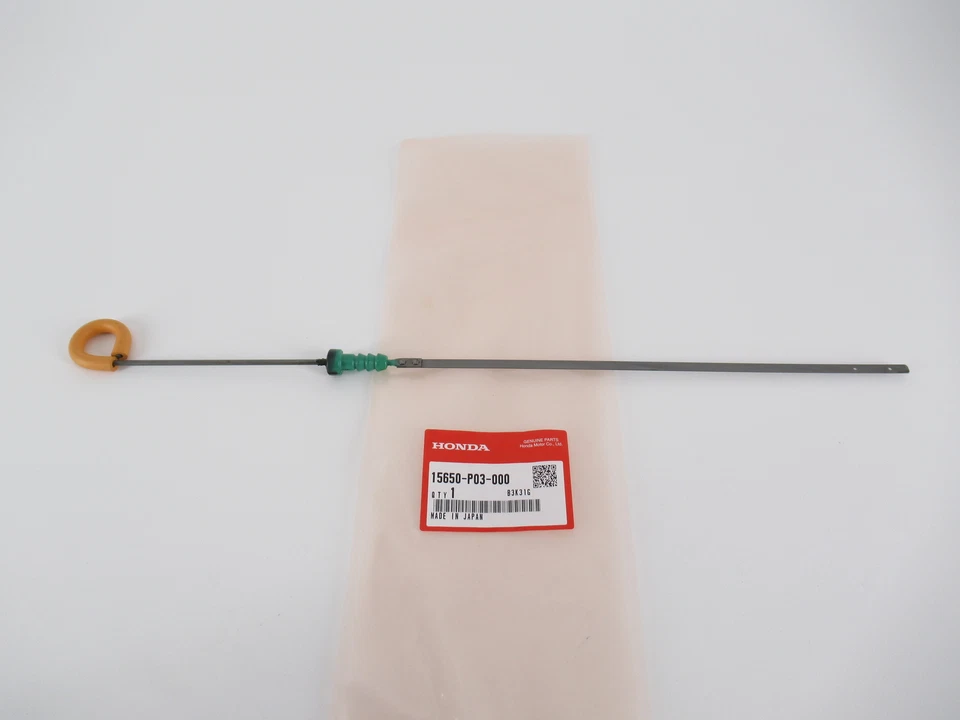 Vareta de óleo de motor Honda 15650-P03-000 original do fabricante 1992-1995 Civic - Imagem 1 de 4