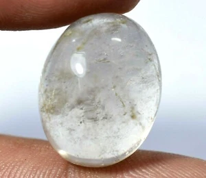39.30 Ct Natural Rutilated Crystal Inside Golden Hair Top Quality Loose Gemstone - Picture 1 of 4