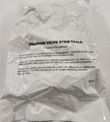 Fel-Pro - 5P-591 - Premium Valve Stem Seal - Bag of 16 - White - Image 1 of 2
