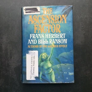 The Ascension Factor Hardcover Book by Frank Herbert & Bill Ransom 1988 - Picture 1 of 9