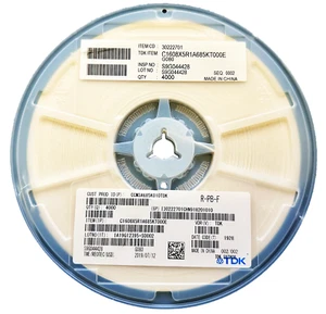 4000X C1608X5R1A685KT000E TDK MLCC SMD Capacitor 6.8uF 10V X5R 0603 (1608) 10% - Picture 1 of 1