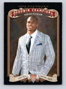 2012 UD Goodwin Champions #144 Adrian Peterson FREE SHIPPING! - Picture 1 of 2