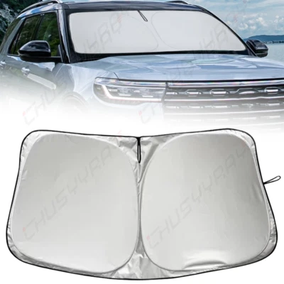 Parabrisas de coche para Ford Explorer 2016-2018 2019 parasol bloque UV cubierta protectora Foto 1 de 4