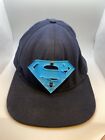 DC COMICS-Superman(MAN OF STEEL)Black & Blue Snapback Baseball Cap with 3D Logo