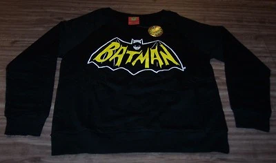 ESTILO VINTAGE MUJER ADOLESCENTE BATMAN DC COMICS Crew Sudadera MEDIANA NUEVA con ETIQUETA Foto 1 de 3