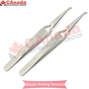 2 Orthodontic Bracket Holding Tweezer Dental Direct Bond Bracket Holding - Picture 1 of 2