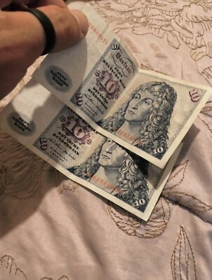 GERMANY - FEDERAL REPUBLIC, 10 Deutsche Mark, 1970-01-02, KM:31d, VF - Image 1 of 4