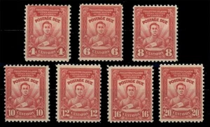 (NVK-UJ8) PHILIPPINES - USA. 1928 POSTAGE DUE SET MNH. Sc# J8-J14 - Picture 1 of 1