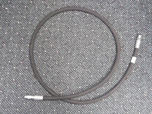 3/8" x 6' Black 6,000 PSI Pressure Washer Jumper Hose Whip / Leader Line - Picture 1 of 2