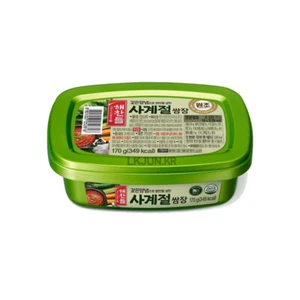 Pasta de soja sazonada Ssamjang comida coreana condimento HACCP 6,0 oz - Imagen 1 de 4