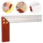  Square Wooden Adjustable Right Angle Ruler Metric Graduation