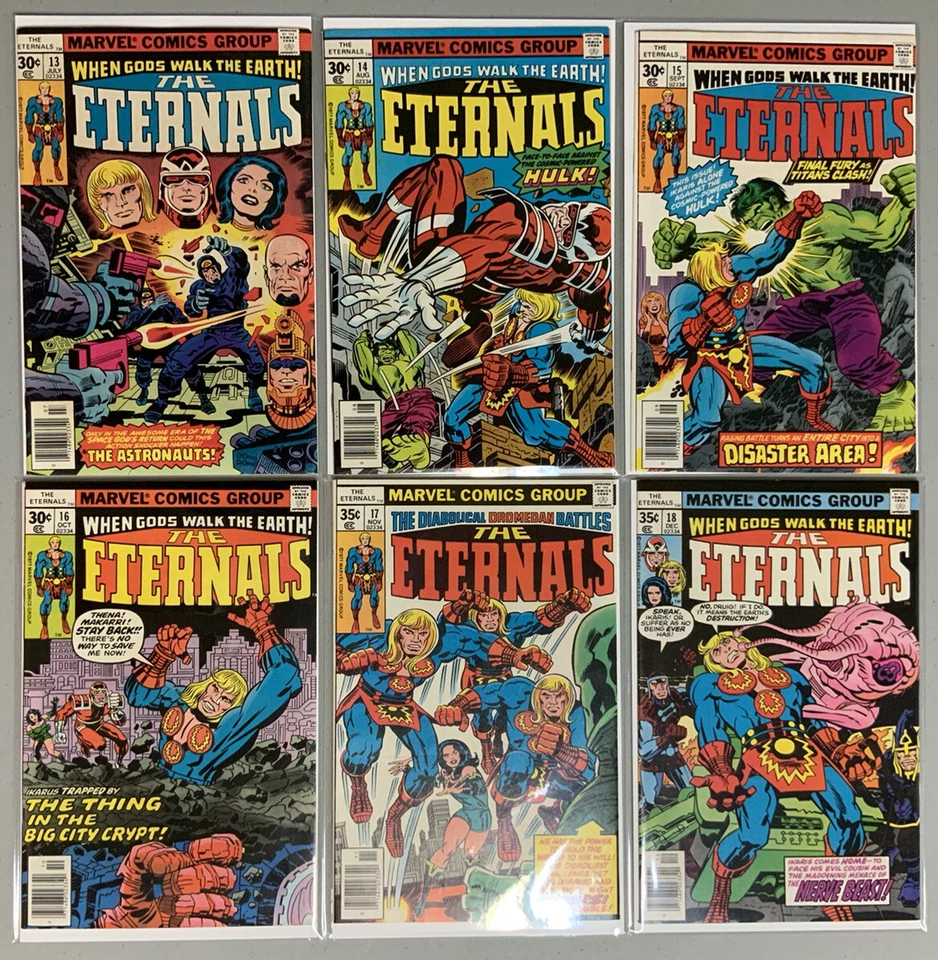 🔥Key MCU Lot🔥Eternals Vol.1 1977 #13 14 15 16 17 18🔥VF+(8.5) 1st Appearances - Image 1 of 4