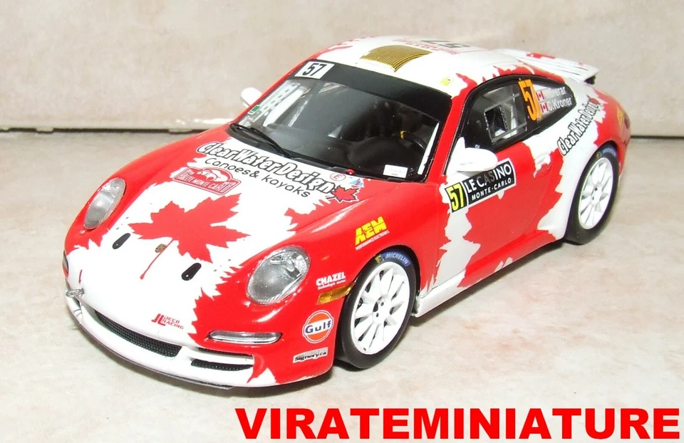PORSCHE 911 997 CARRERA RGT RALLYE MONTE CARLO 2019 IAN CRERAR SPARK S5989 1/43 - Photo 1/1