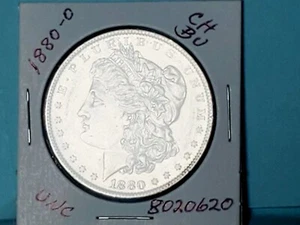 1880-O MORGAN SILBER DOLLAR CH BU BLAST WHITE BANKFRISCH! #8020620-70Y - Bild 1 von 4