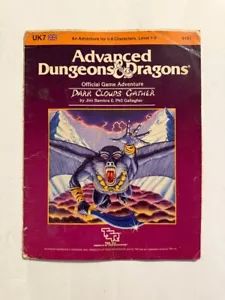 Advanced Dungeons and Dragons - Dark Clouds Gather Module AD&D UK7 TSR #9151 D&D - Imagen 1 de 3
